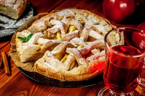 Apple pie Stock Photos