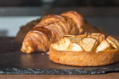 Apple pie tart Stock Photos