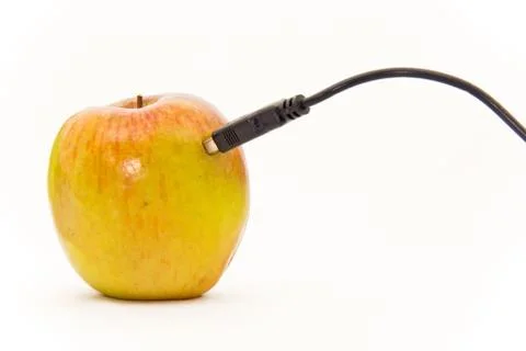 Apple plugged Stock Photos