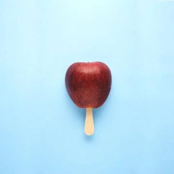 Apple popsicle. Stock Photos