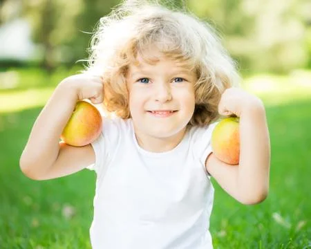 Apple is power Stock Photos
