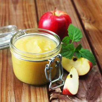 Apple Puree Stock Photos