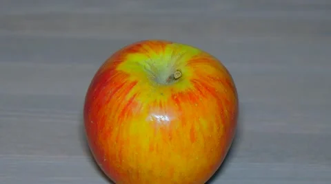 Apple ready to be eaten Stock Footage 50621978