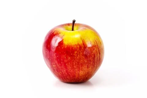 Apple red isolated Stock Photos