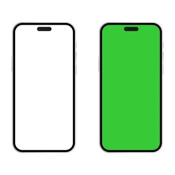 Apple released its new iPhone 16 pro mock up of the new mobile phones in vect Illustrazione stock