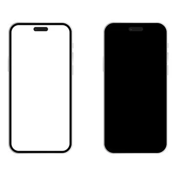 Apple released its new iPhone 16 pro mock up of the new mobile phones in vect Stock Illustration