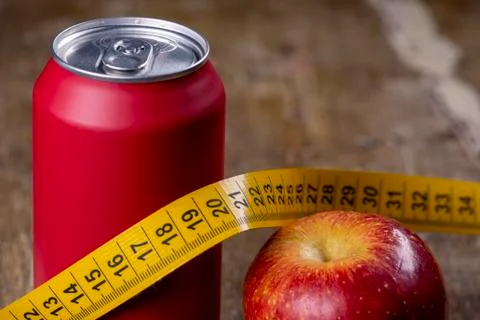 Apple representing types of overweight Stock-Fotos