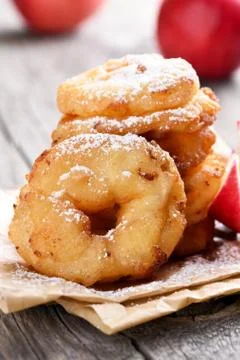 Apple rings Stock Photos