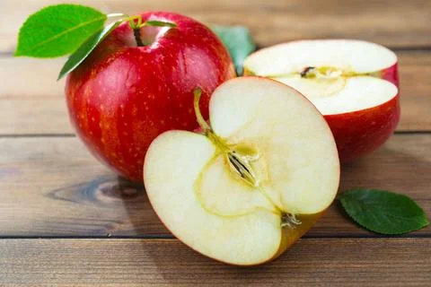 Apple is a ripe fruit. Stock Photos