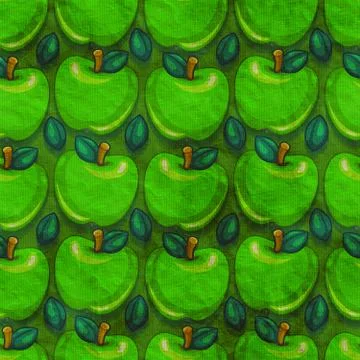 Apple Seamless pattern Stock Illustration