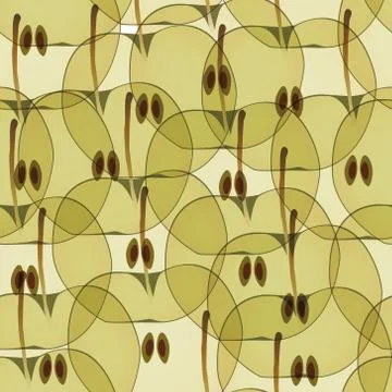 Apple seamless pattern Stock Illustration
