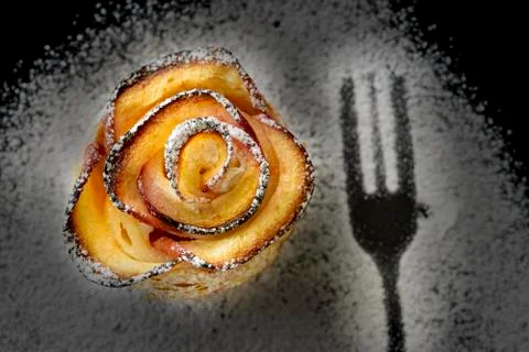 Apple shaped rose Fotos Stock