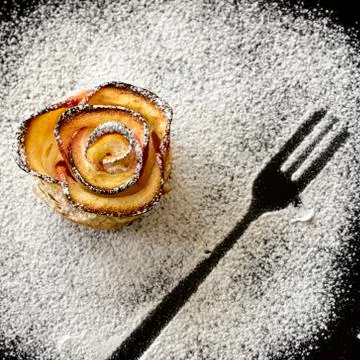 Apple shaped rose Stock Photos