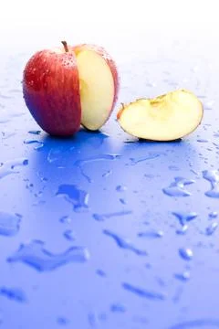 Apple slice Stock Photos