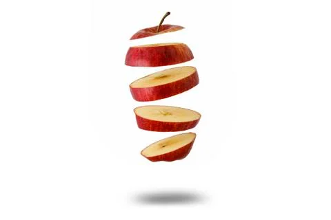 Apple sliced Stock Photos
