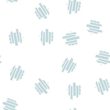 Apple slices glyph vector seamless pattern Illustrazione stock