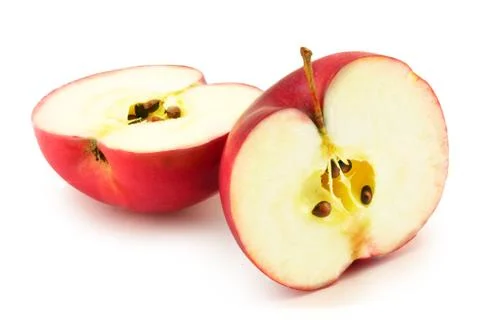 Apple slices Stock Photos