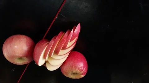 Apple slices Foto stock