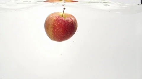 Apple slow motion Stock Footage