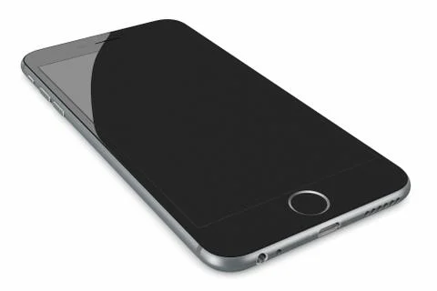 Apple space gray iphone 6 plus 스톡 일러스트
