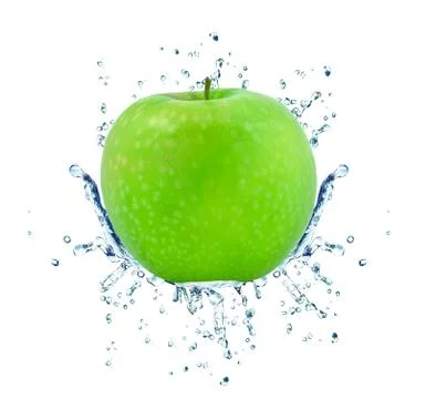 Apple splash Stock Photos