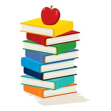 Apple Stack Book Stockillustratie