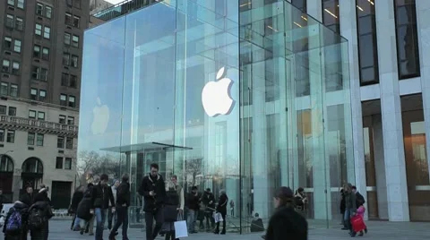 Orlando Usa Customers Lining Apple Store Purchase New Iphone Smartphones  Stock Video Footage by ©Jshanebutt #424000994