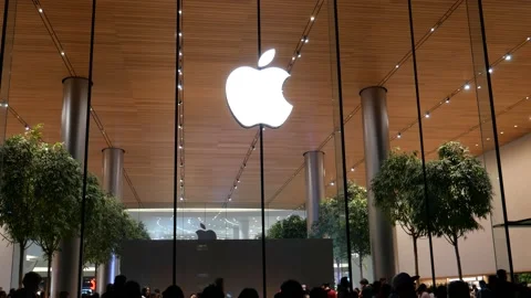 Apple Store in Bangkok Stock Footage 132335709