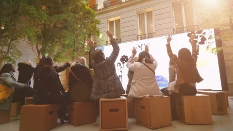 Apple Store Champs-Elysees iconic store Paris Stock Footage 105202500