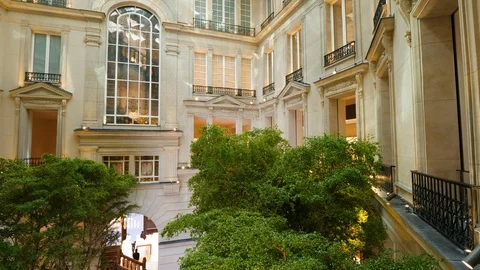 Apple Store Champs-Elysees iconic store Paris Stock Footage 105486038