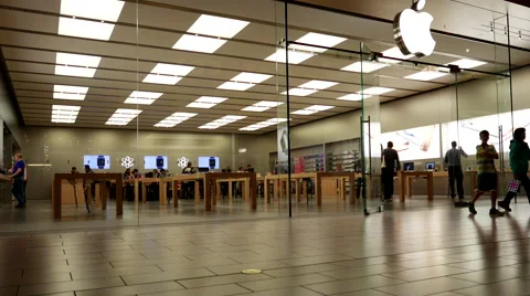 Apple store in Coquitlam BC Canada Stock Footage 57513126