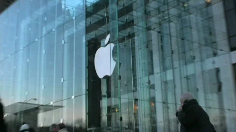 Apple Store Stock Footage 694768