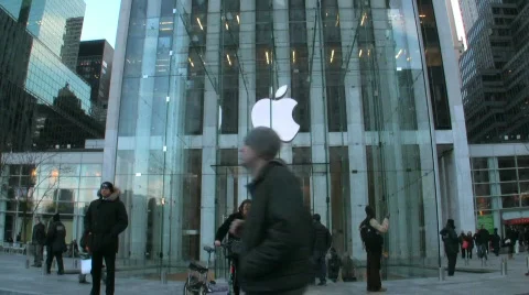 Apple Store Stock Footage 694785