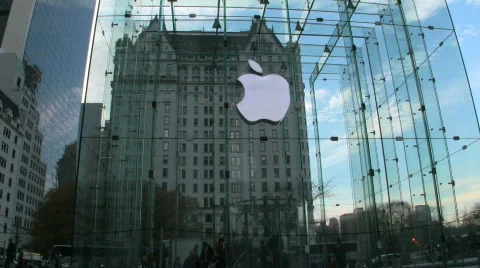 Apple Store Stock Footage 694824