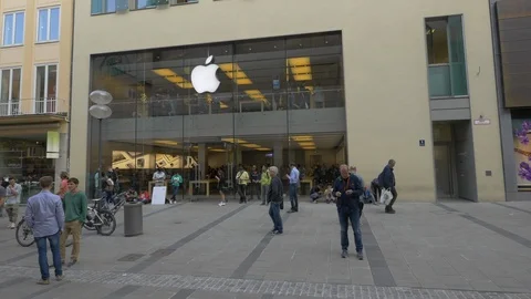 Apple Store Stock Footage 88008784
