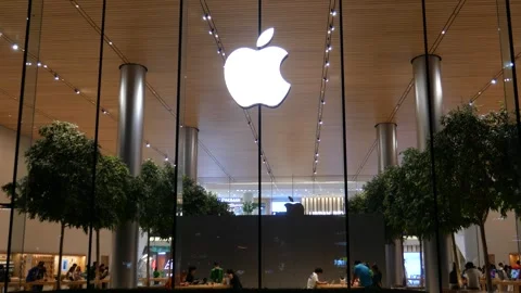 Apple Store Stock Footage 337664817
