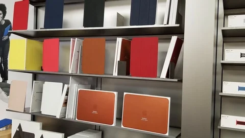 Apple Store - MacBook Case Stock Footage 93811767