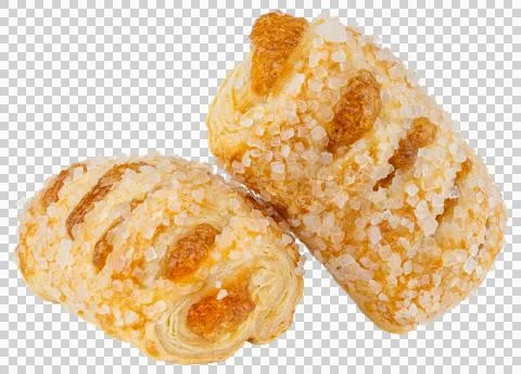 Apple Strudel. Apple pie or pastry bites with sugar grains Stock Photos