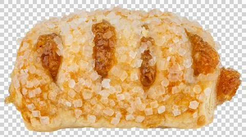 Apple Strudel. Apple pie or pastry bites with sugar grains Stock Photos