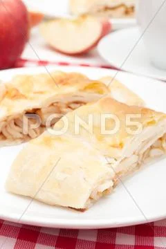 Apple strudel Stock Photos
