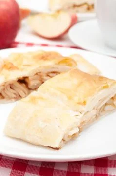 Apple strudel Stock Photos