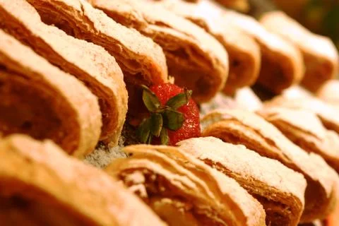 Apple strudel Stock Photos