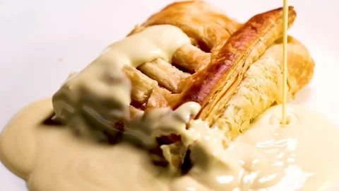 Apple strudel puffpastry Stock-Footage 272181215