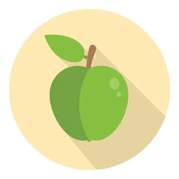 Apple Sweet Fruit Stock Illustration