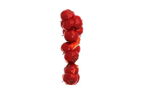Apple symbol ! on white background 스톡 일러스트