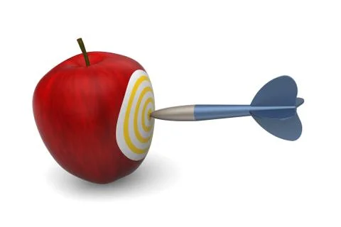 Apple target Stock Illustration