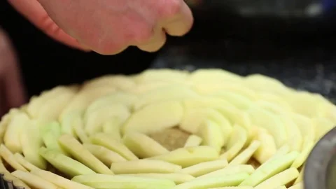 Apple Tart 4 Stock Footage 79041935