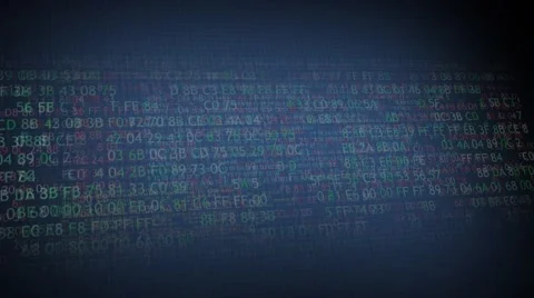 Apple Technology. The concept of Apple code Stock Footage 67899066