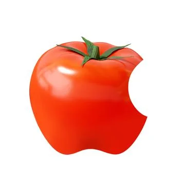 Apple-tomato Stock Illustration