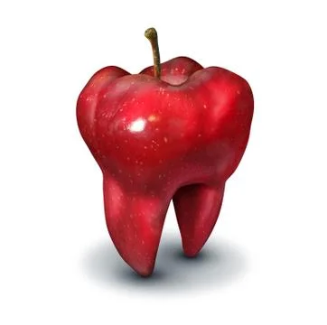 Apple Tooth Stock Illustration